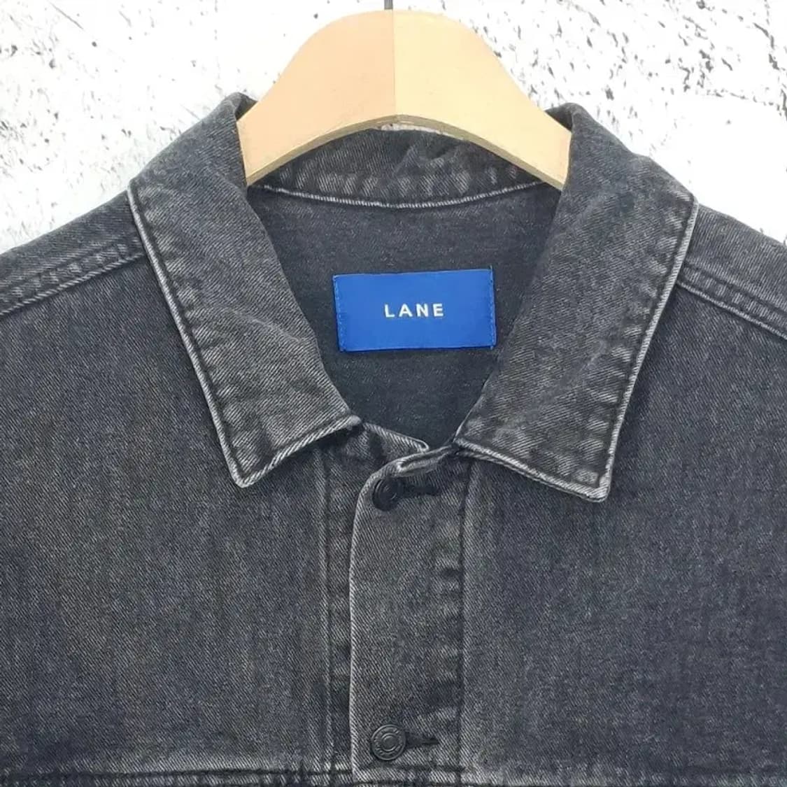 LANE 흑청 오버핏 데님 자켓 그레이 3200008 상품이미지4