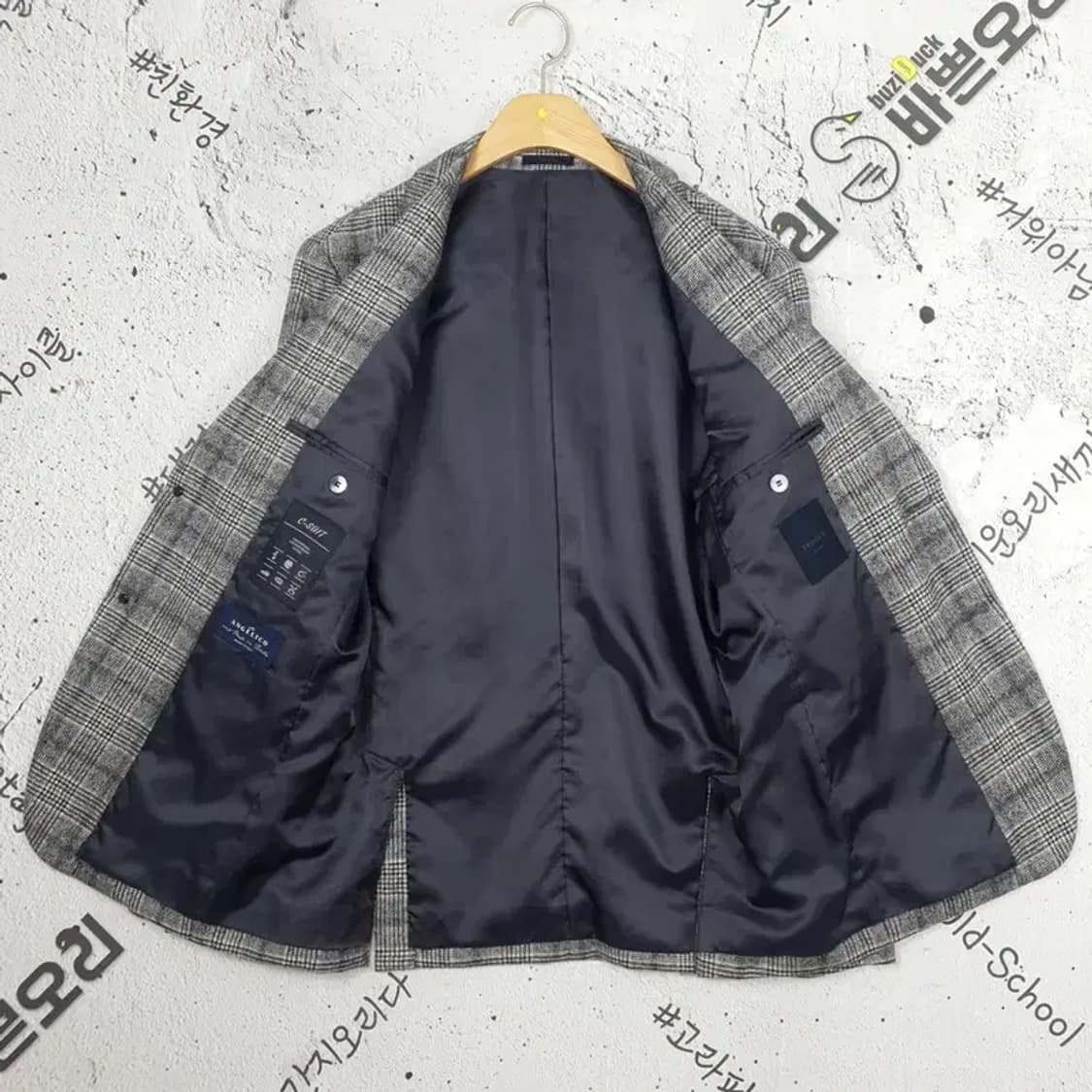 트루젠 TRUGEN 블레이저 투버튼 자켓 그레이 3200043 상품이미지2