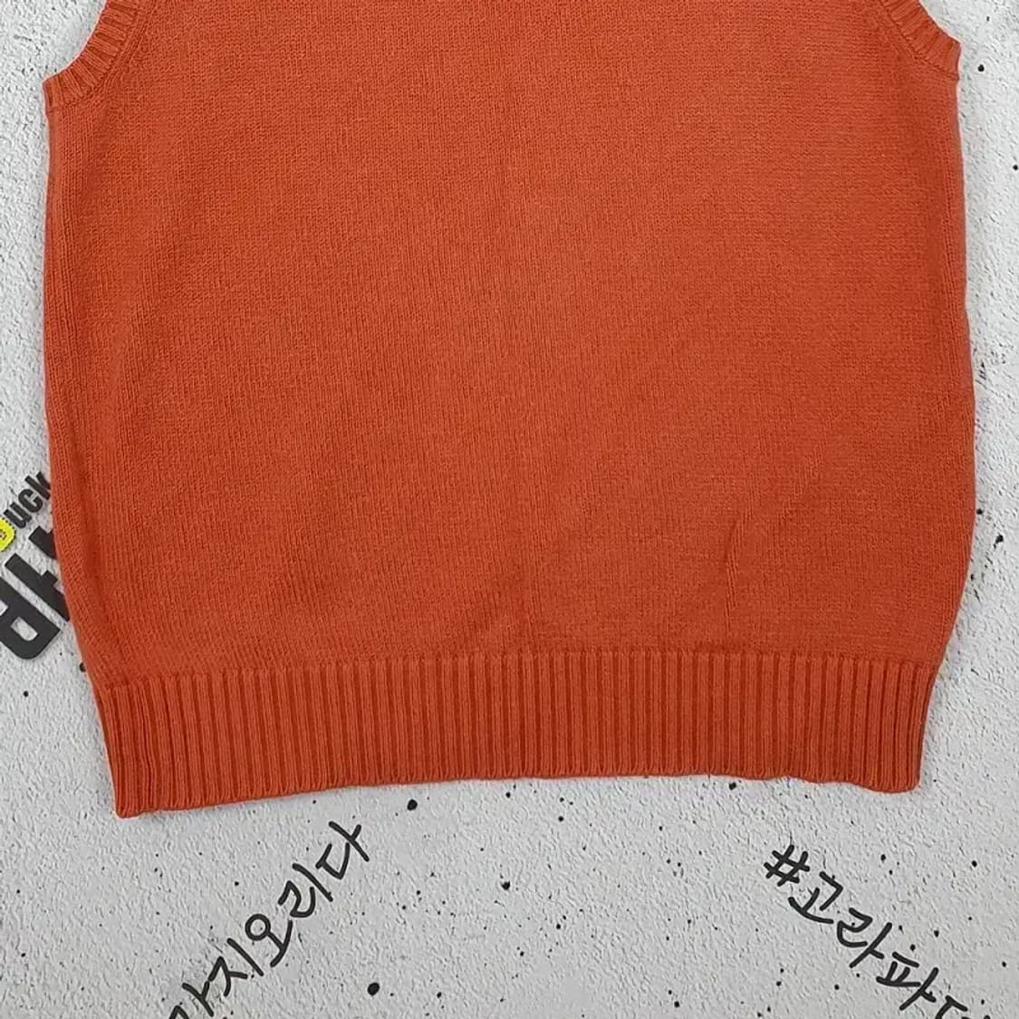 빈폴 BEANPOLE 니트 조끼 오렌지 2400003 상품이미지8