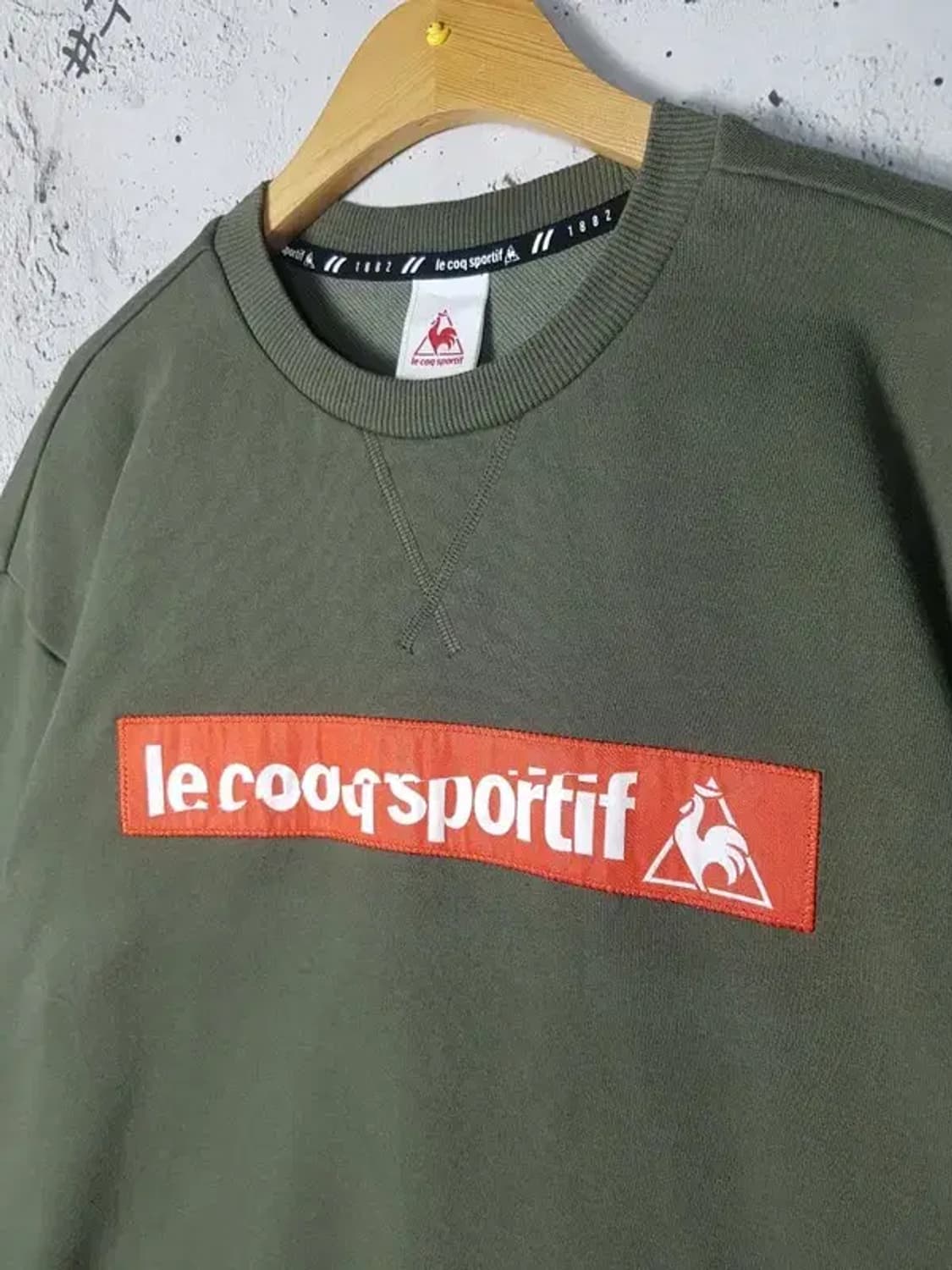 르꼬끄 LE COQ SPORTIF 맨투맨 카키 95(M) 2200219 상품이미지3