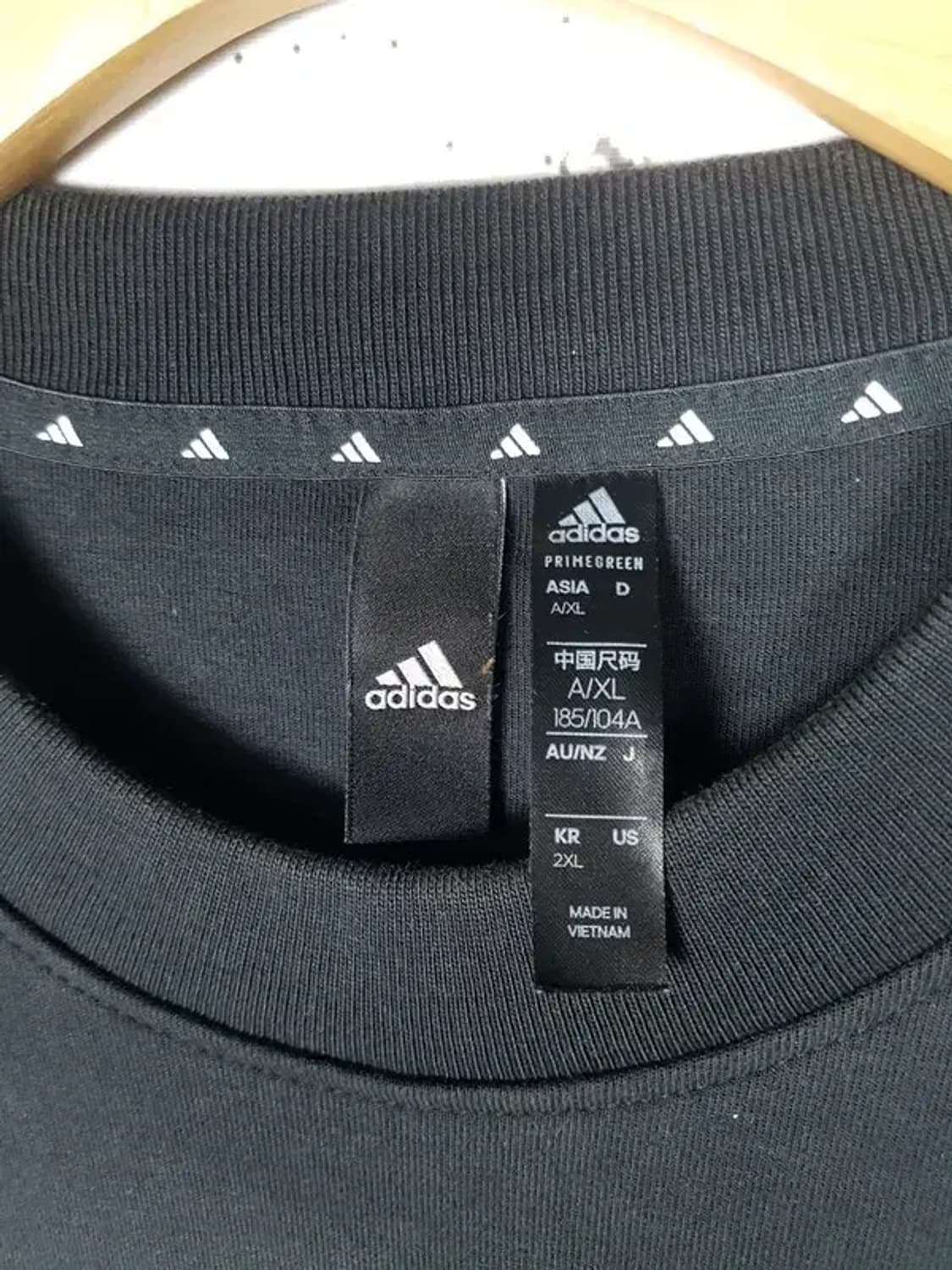 아디다스 ADIDAS 3S 스웨트 맨투맨 블랙 2XL 2200225 상품이미지4