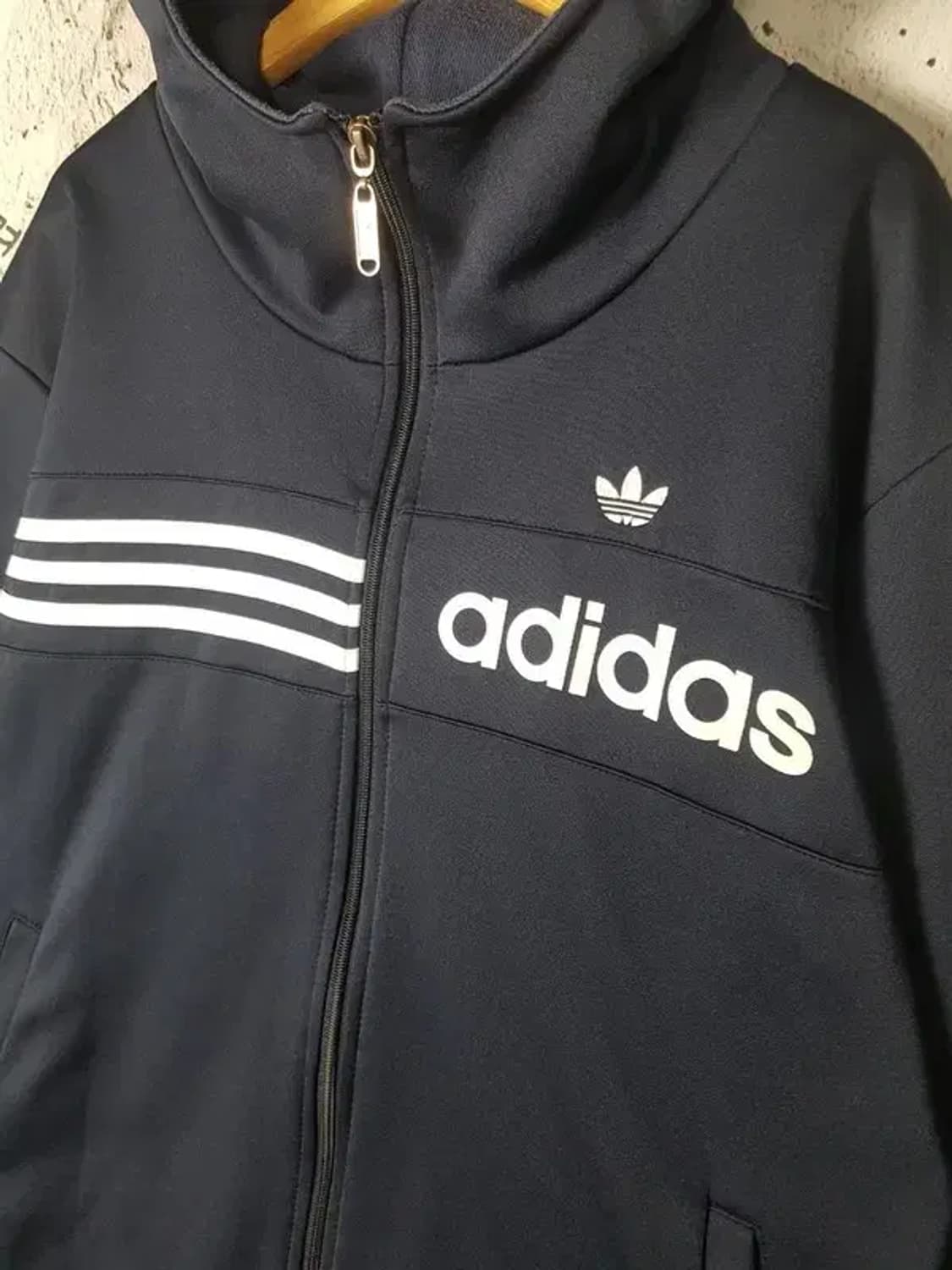 아디다스 ADIDAS 후드 집업 져지 네이비 95 3100234 상품이미지3