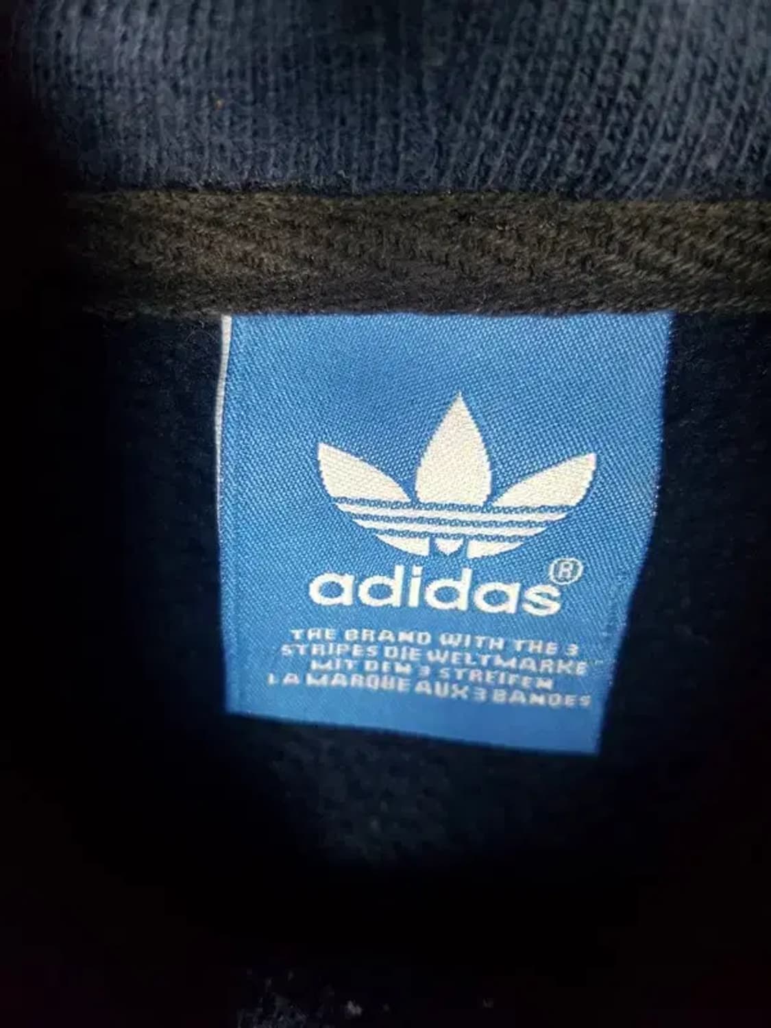 아디다스 ADIDAS 후드 집업 져지 네이비 95 3100234 상품이미지4