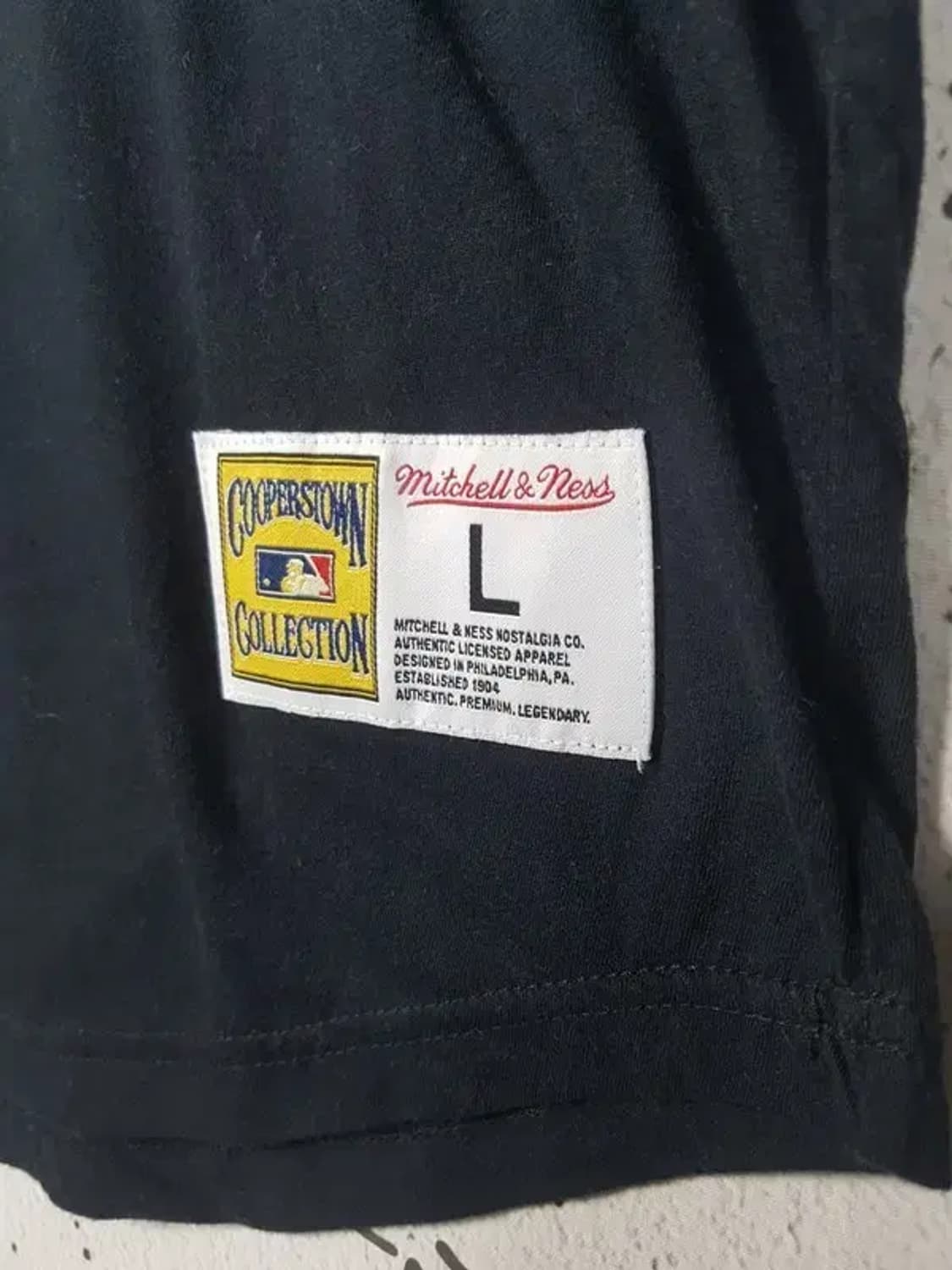 MITCHELL&NESS 애리조나 3/4 반팔 티 블랙 L 2100127 상품이미지3