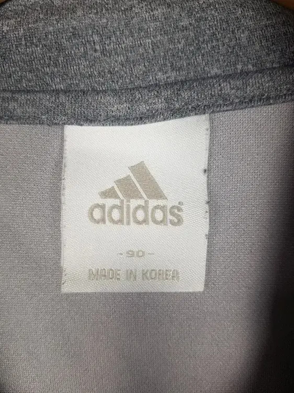 아디다스 살구 형광 트랙탑 집업 져지 그레이 90 3100241 상품이미지5