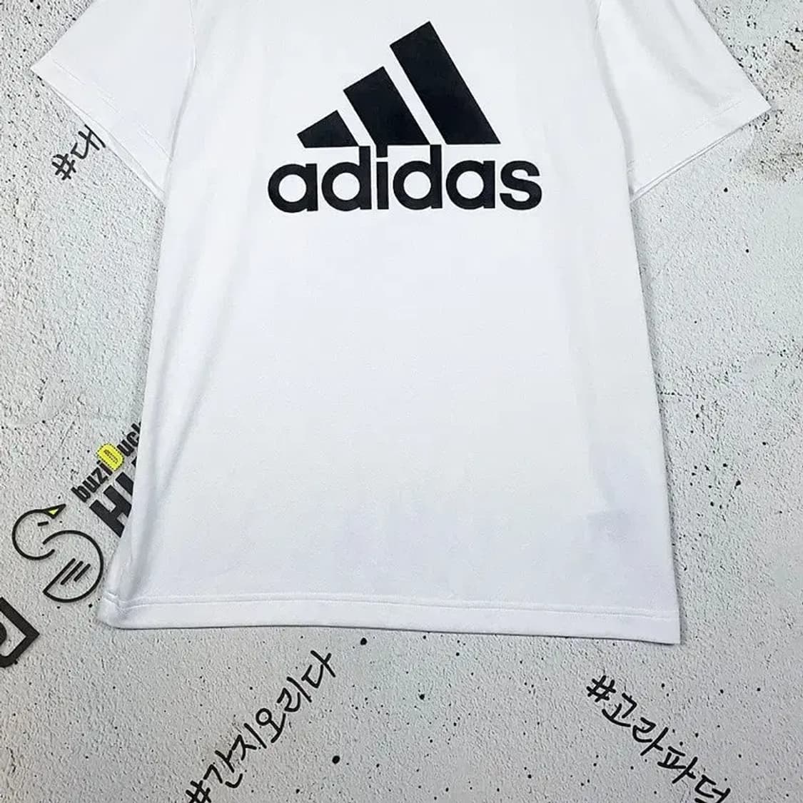 아디다스 ADIDAS 퍼포먼스 반팔 티 화이트 L 1000465 상품이미지4
