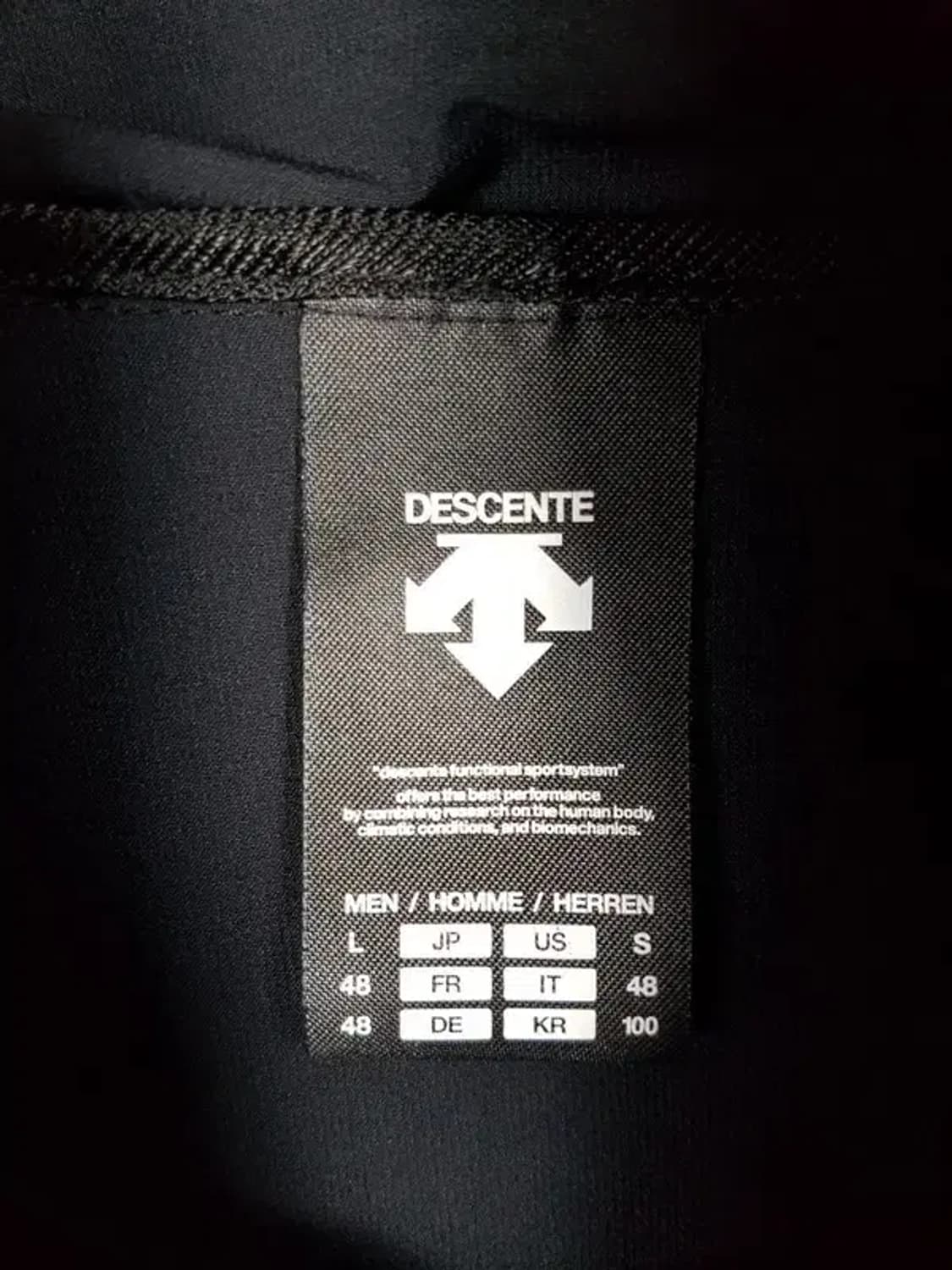 데상트 DESCENTE 듀얼리스 바람막이 자켓 블랙 S 3800165 상품이미지5