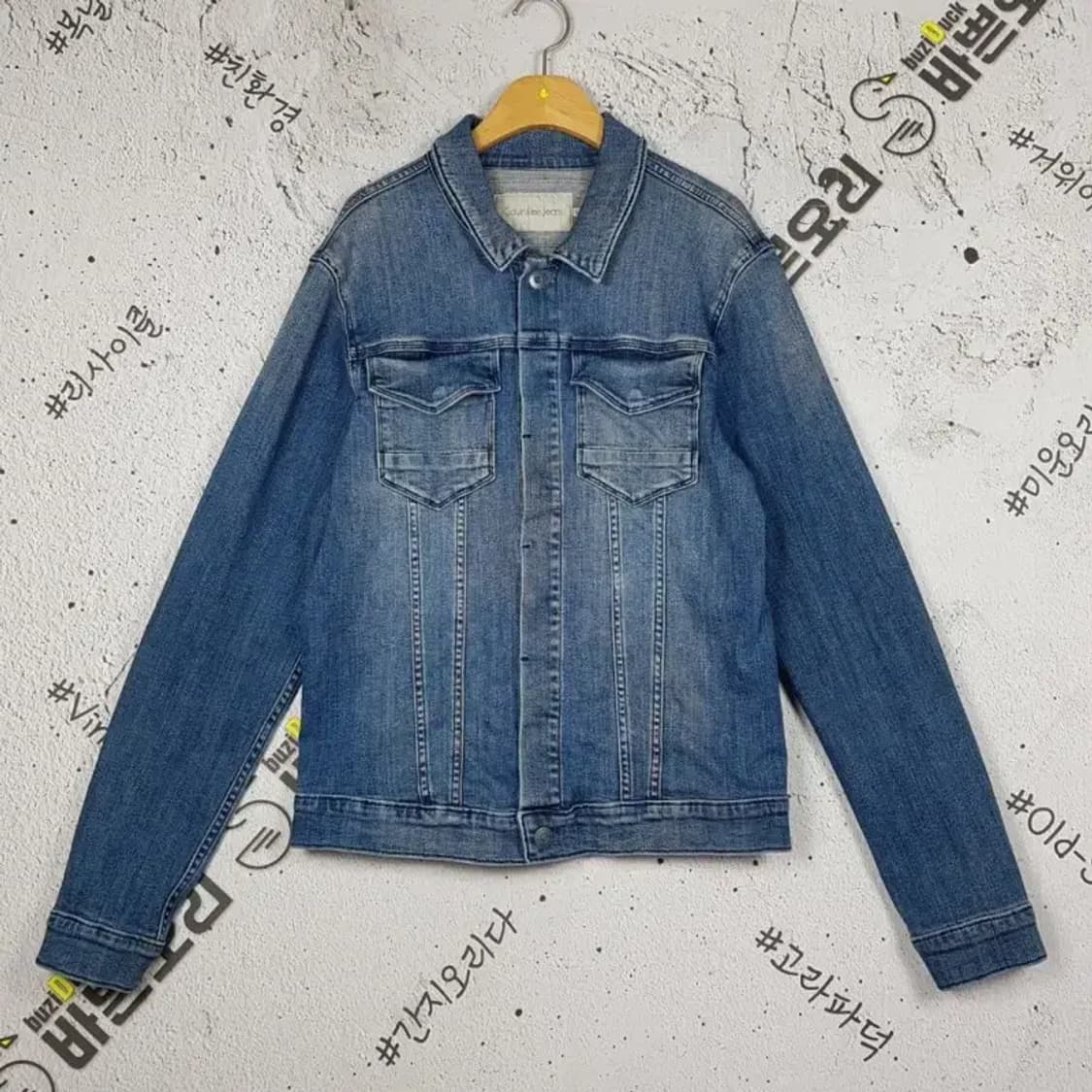 캘빈클라인 CK 워싱 데님 자켓 네이비 M 3200055 상품이미지1