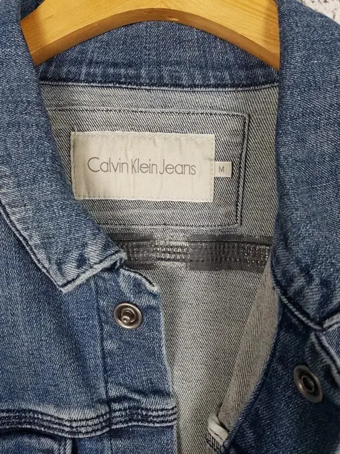캘빈클라인 CK 워싱 데님 자켓 네이비 M 3200055 상품이미지6