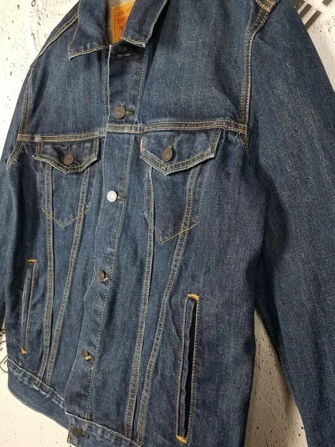 리바이스 LEVI'S 진청 데님 자켓 네이비 M 3200056 상품이미지3