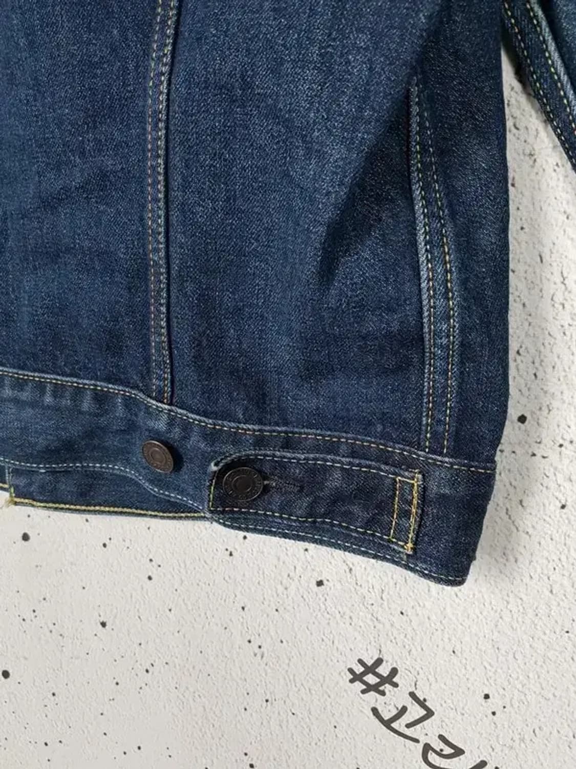 리바이스 LEVI'S 진청 데님 자켓 네이비 M 3200056 상품이미지4