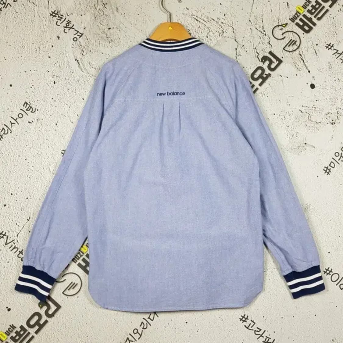 뉴발란스 NB 블루종 바시티 자켓 라이트 블루 M 3200057 상품이미지2