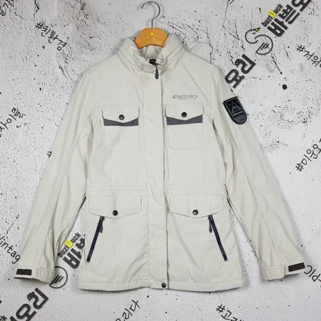 디스커버리 여성 아웃도어 사파리 자켓 크림 90 3200059 상품이미지1
