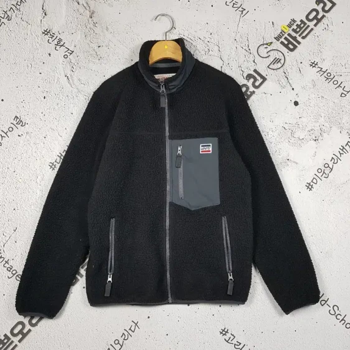리바이스 LEVI'S 폴라 후리스 자켓 블랙 S 3200060 상품이미지1