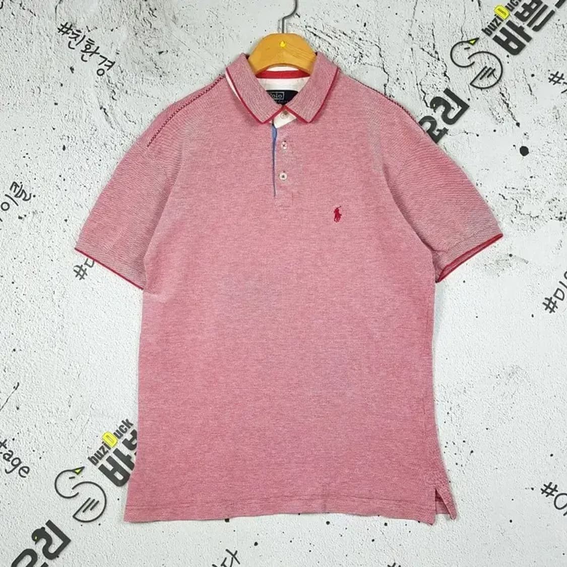 폴로 POLO 여성 반팔 카라티 멜란지 라이트 핑크 S 1000470 상품이미지1