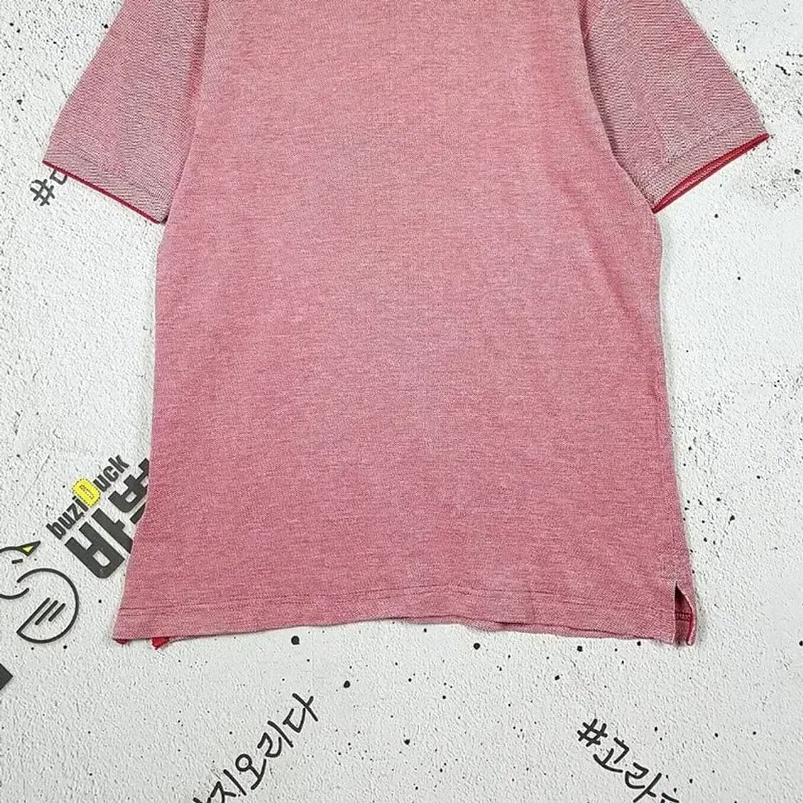 폴로 POLO 여성 반팔 카라티 멜란지 라이트 핑크 S 1000470 상품이미지6