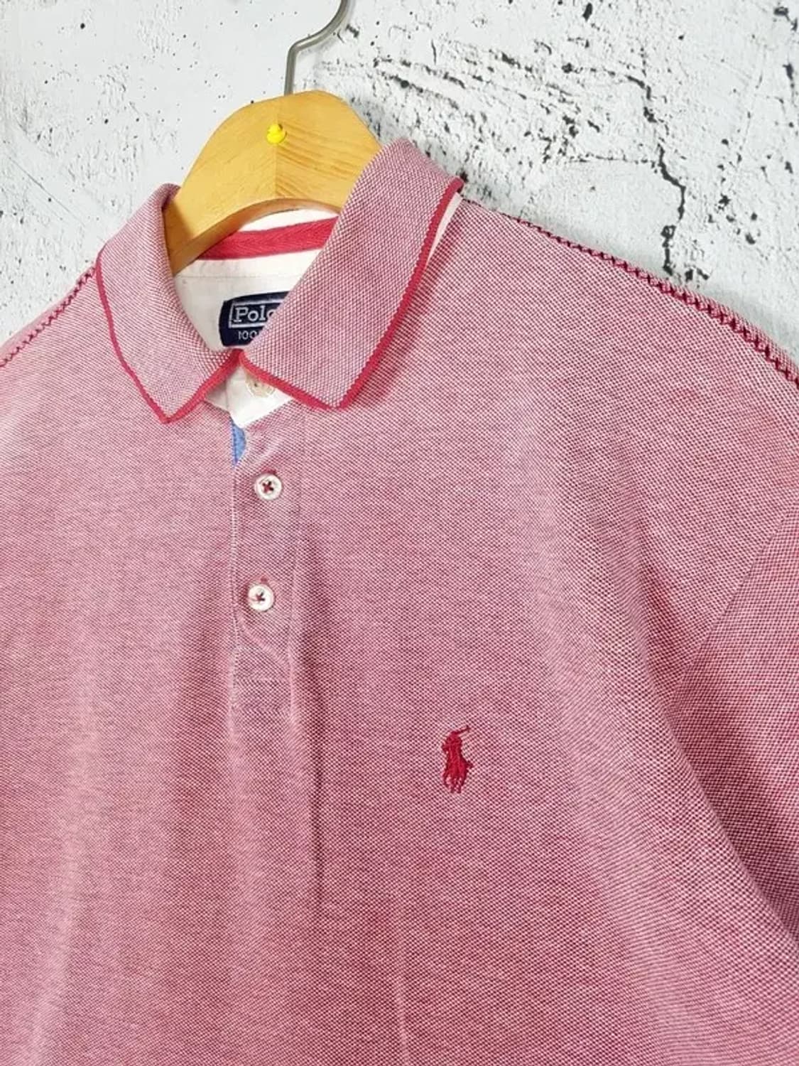 폴로 POLO 여성 반팔 카라티 멜란지 라이트 핑크 S 1000470 상품이미지7