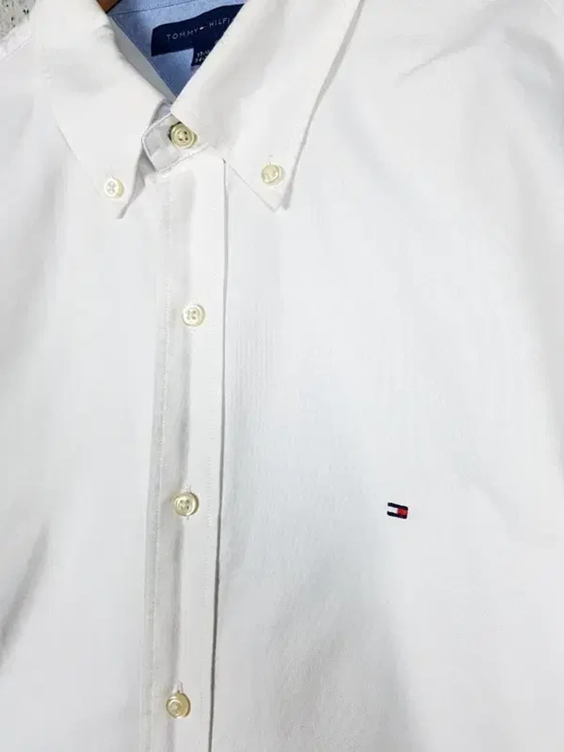 타미힐피거 슬림핏 셔츠 라이트 그레이 17-1/2 1100308 상품이미지3