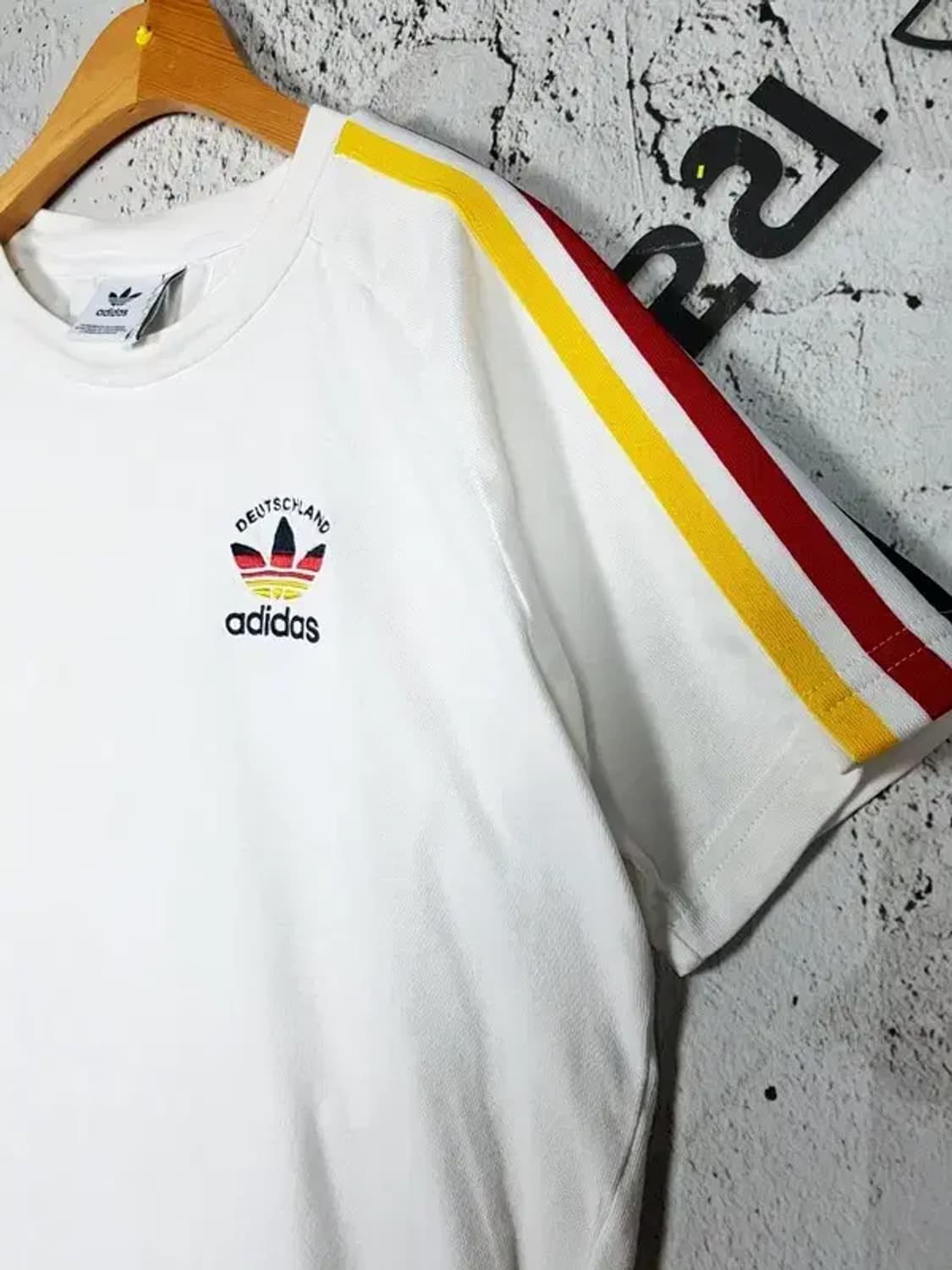 아디다스 독일 국기 삼선 반팔 티셔츠 화이트 XS 1000471 상품이미지7