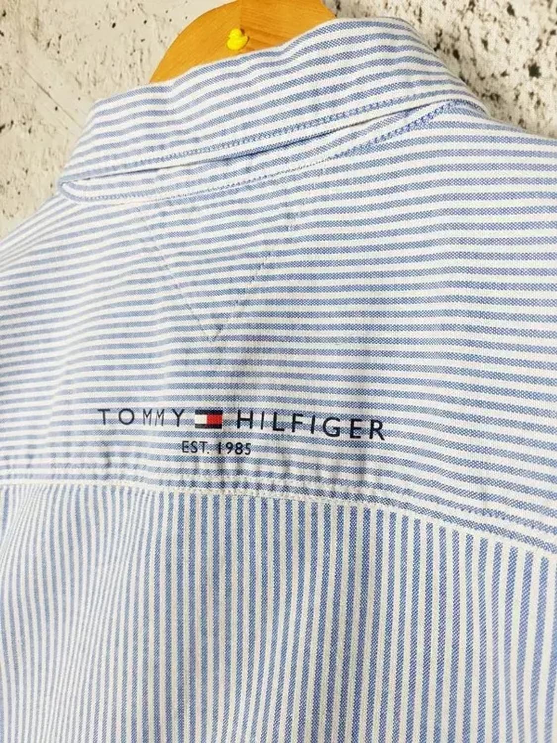 타미힐피거 셔츠 스트라이프 라이트 블루 176 1100310 상품이미지5