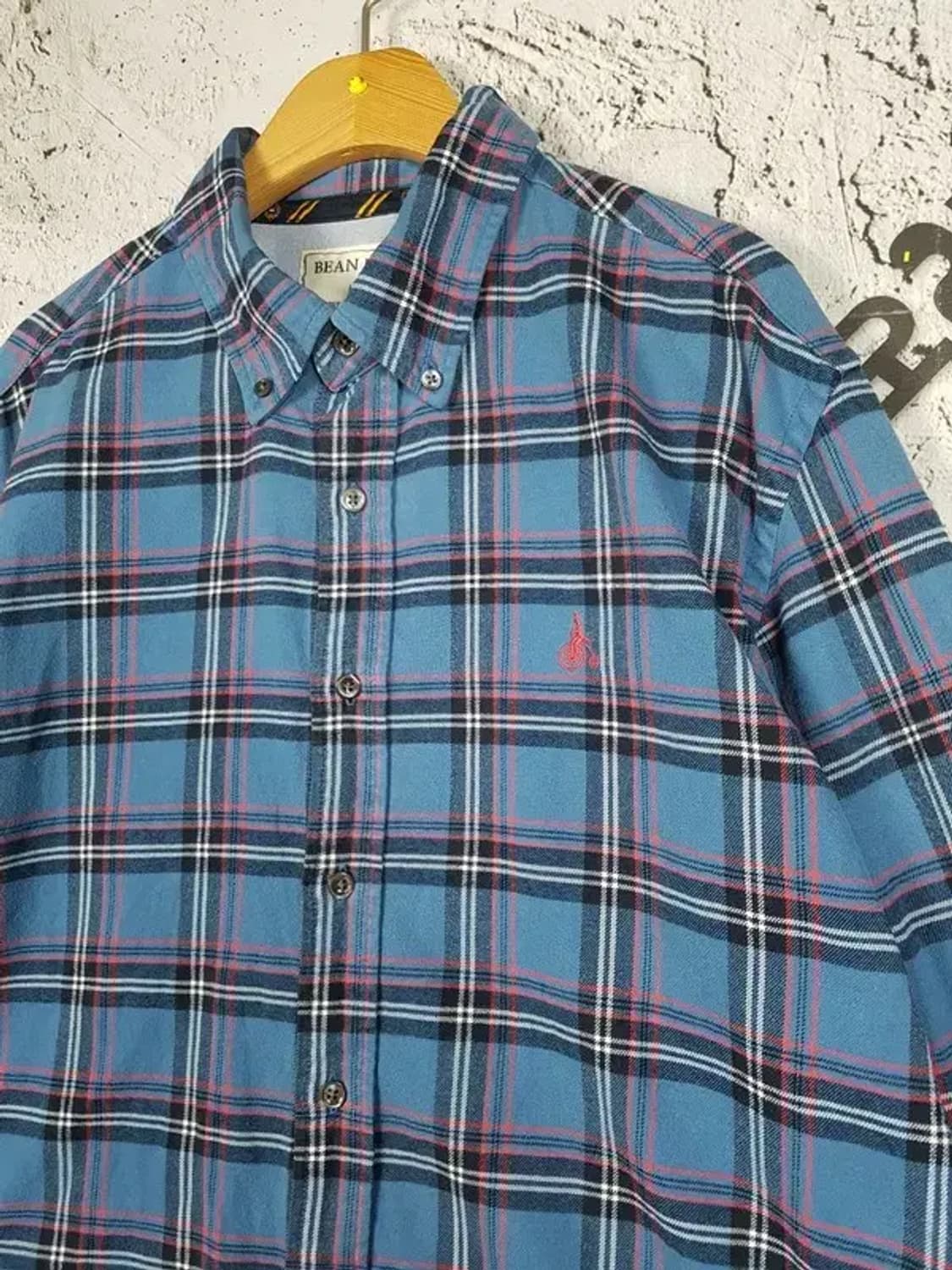 빈폴 BEANPOLE 옥스포드 셔츠 블루 타탄 XL 1100311 상품이미지3