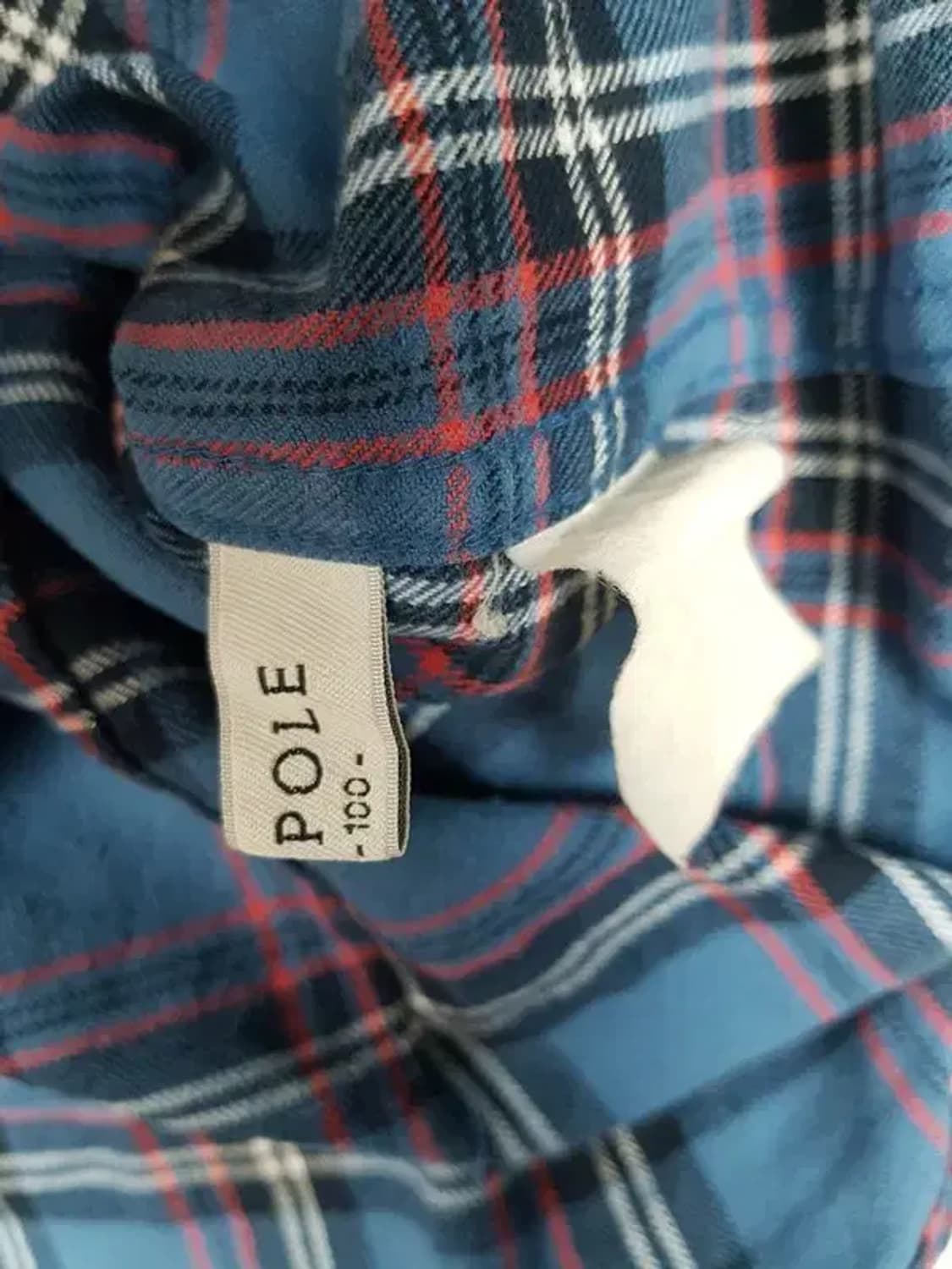 빈폴 BEANPOLE 옥스포드 셔츠 블루 타탄 XL 1100311 상품이미지5