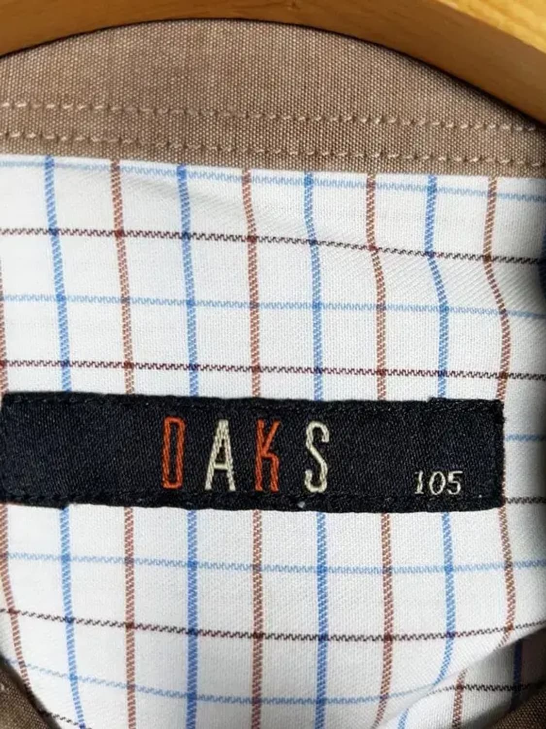 닥스 DAKS 셔츠 긴팔 화이트 테터솔체크 105 1100315 상품이미지5