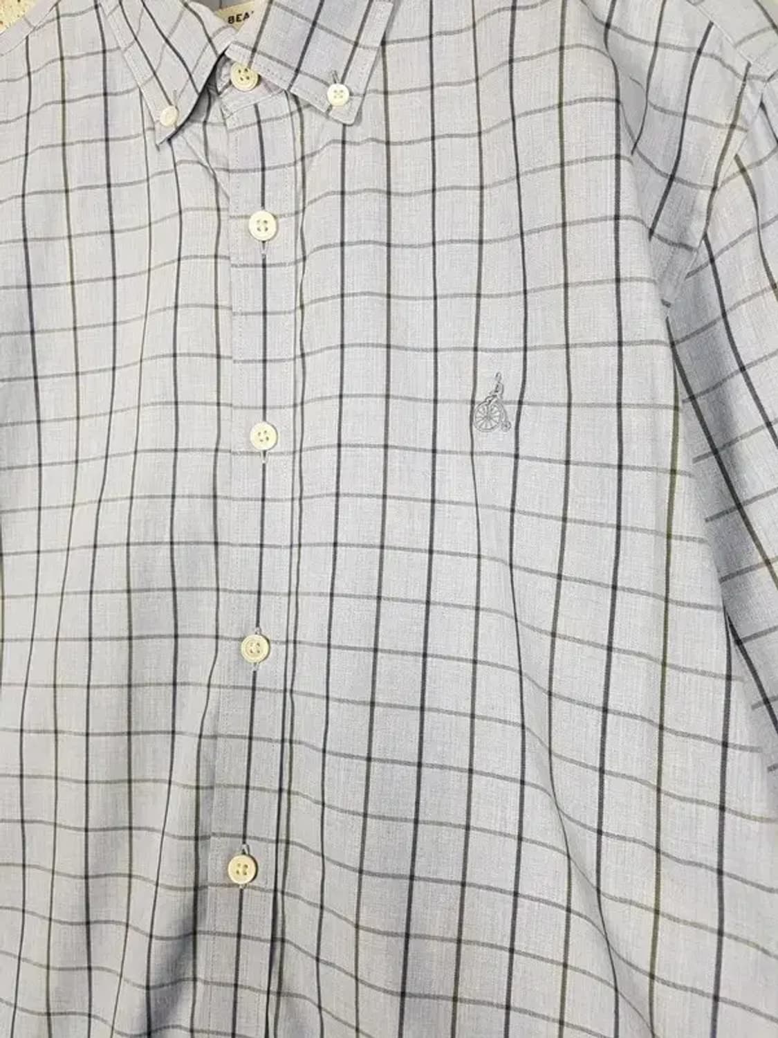 빈폴 셔츠 긴팔 라이트 블루 테터솔체크 105 1100318 상품이미지3