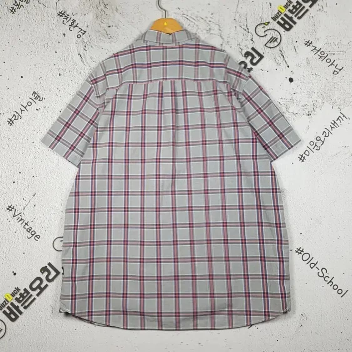 노스페이스 셔츠 반팔 라이트 그레이 윈도우페인 XXL 1100322 상품이미지2