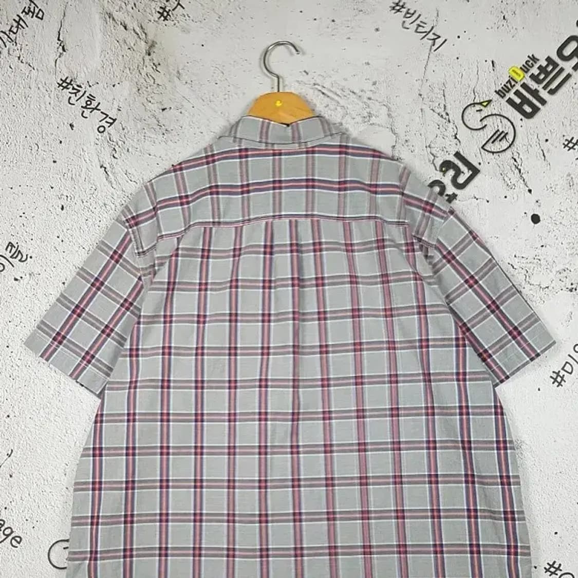 노스페이스 셔츠 반팔 라이트 그레이 윈도우페인 XXL 1100322 상품이미지3