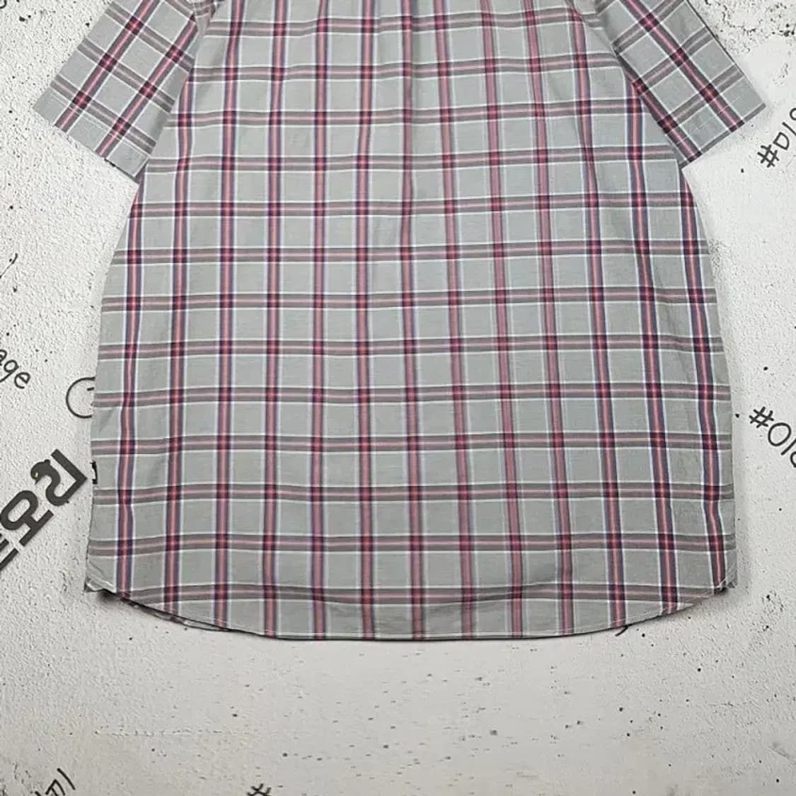 노스페이스 셔츠 반팔 라이트 그레이 윈도우페인 XXL 1100322 상품이미지4