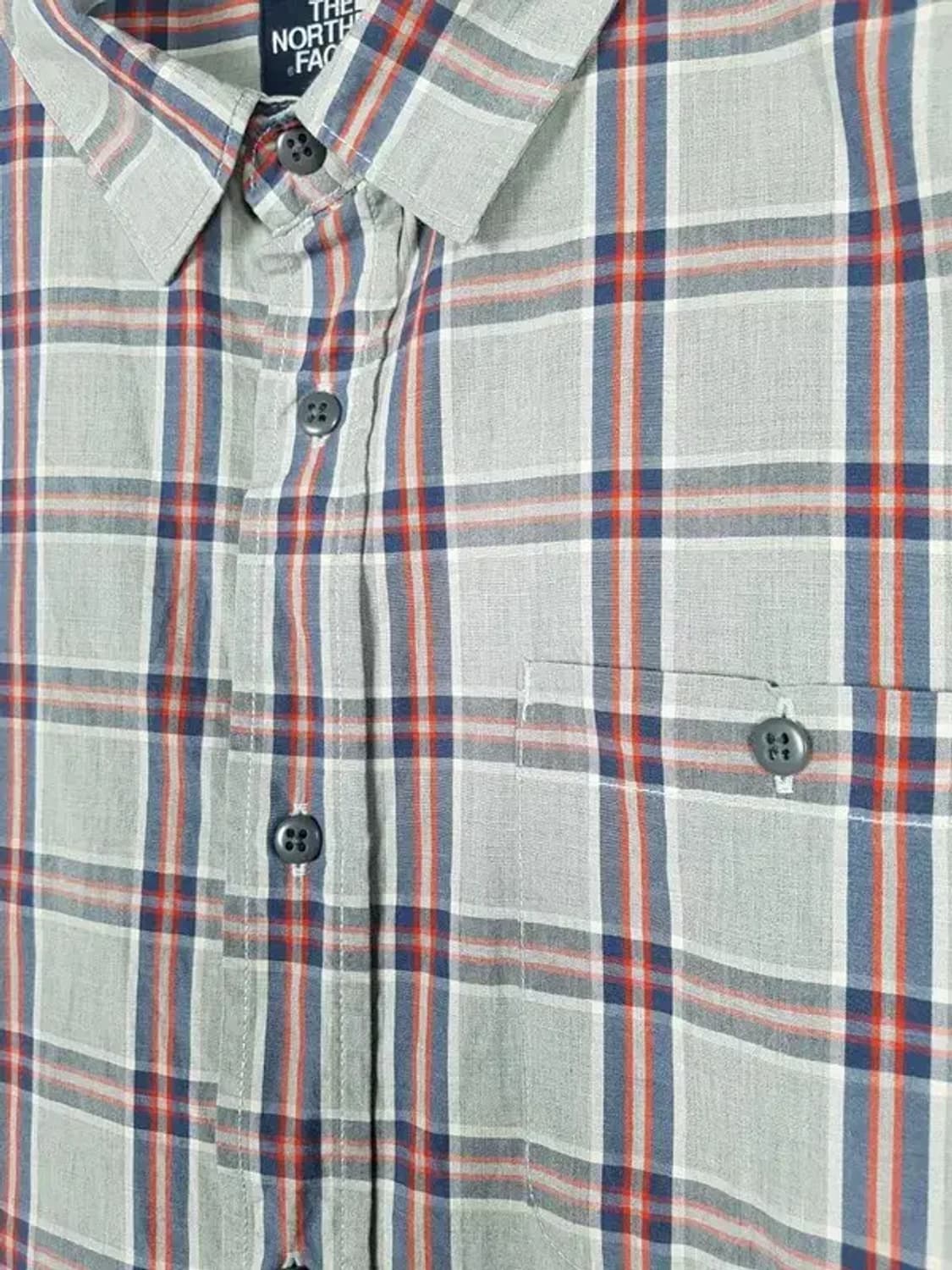 노스페이스 셔츠 반팔 라이트 그레이 윈도우페인 XXL 1100322 상품이미지5