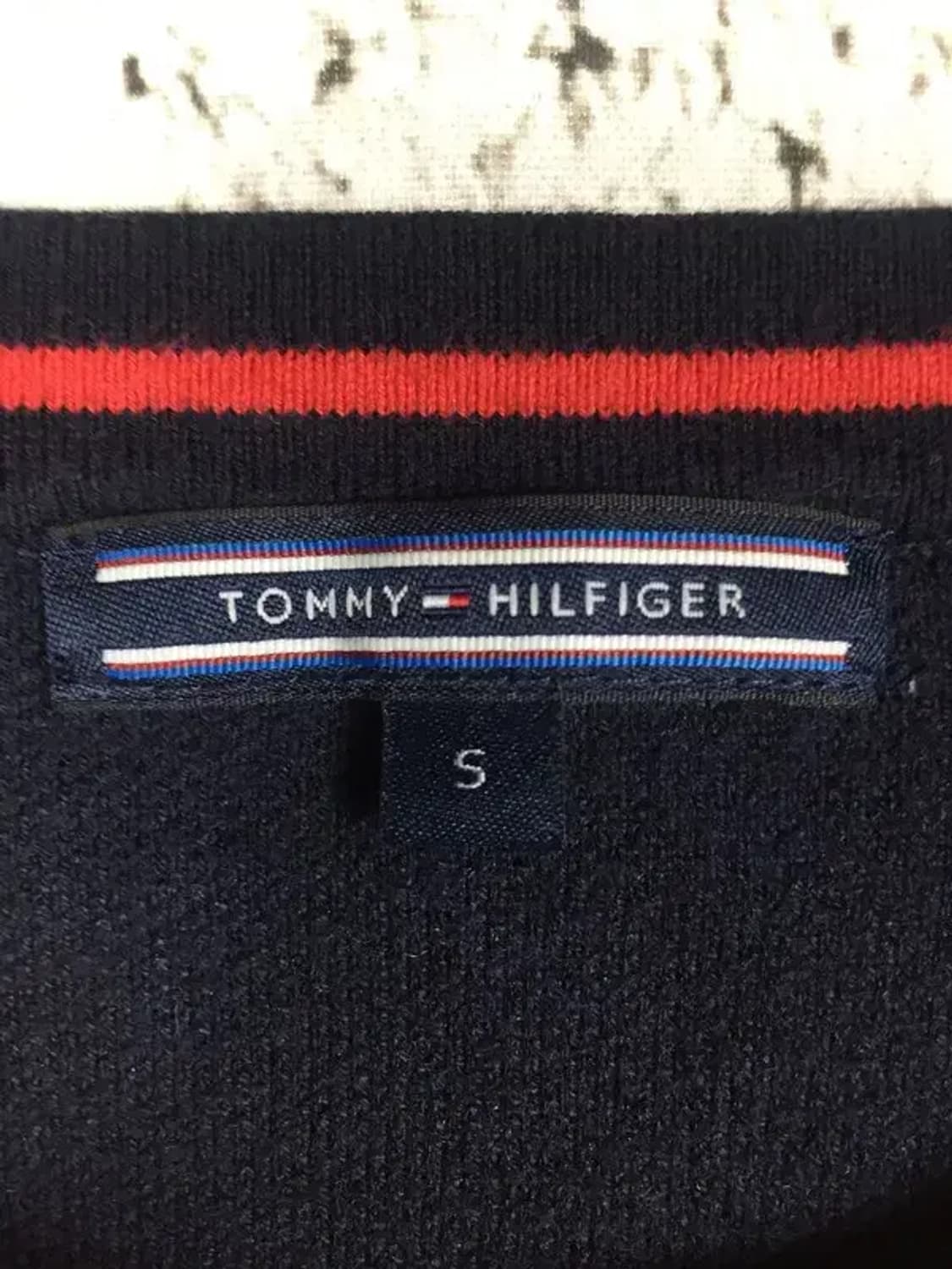 타미힐피거 레터링 라운드넥 여성 니트 네이비 S 2400093 상품이미지7