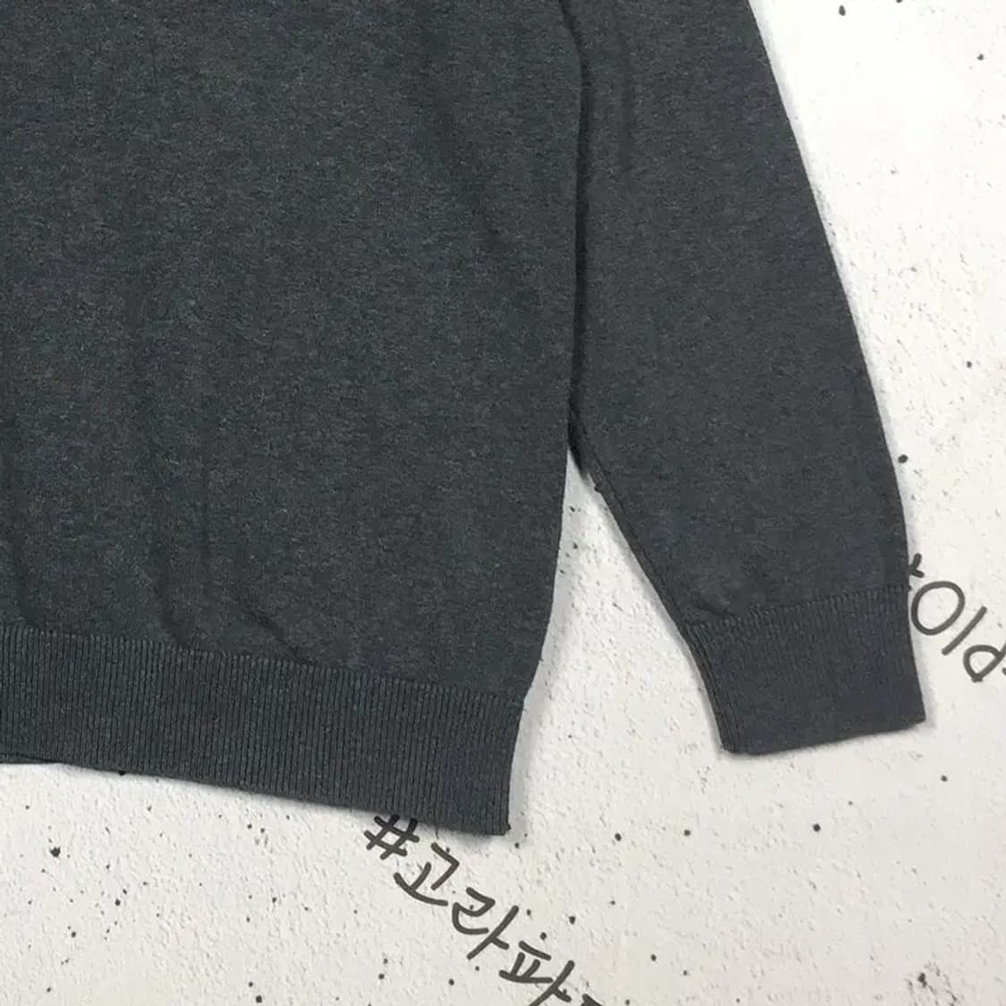 타미힐피거 TOMMY 하프집업 스웨터 니트 그레이 XXL 2400094 상품이미지5