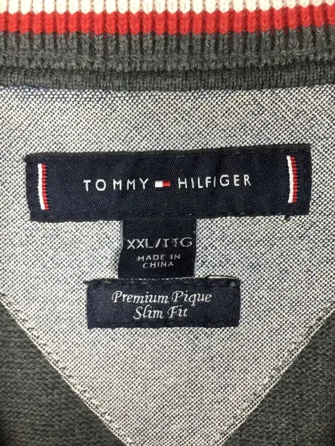 타미힐피거 TOMMY 하프집업 스웨터 니트 그레이 XXL 2400094 상품이미지6