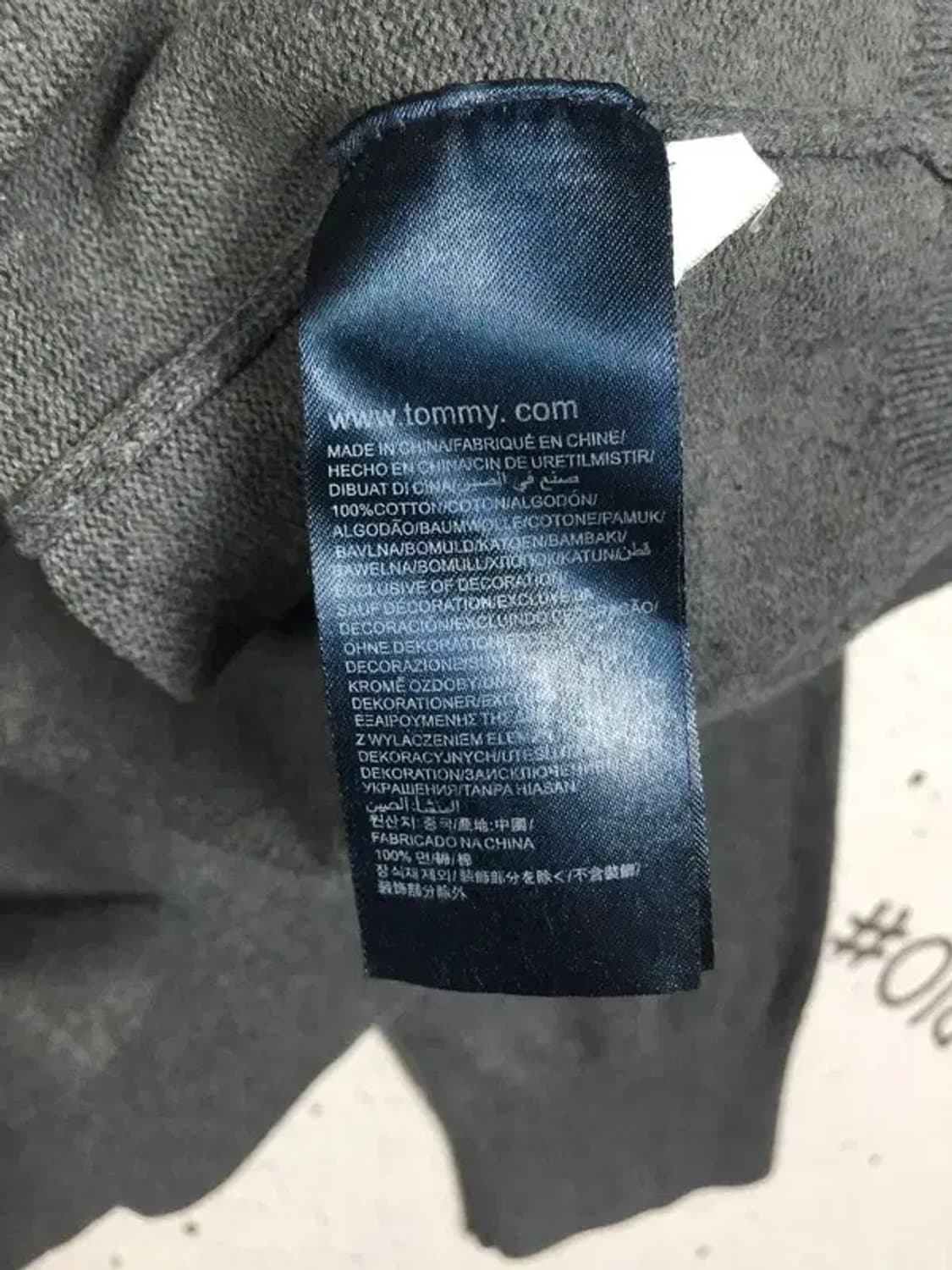 타미힐피거 TOMMY 하프집업 스웨터 니트 그레이 XXL 2400094 상품이미지7
