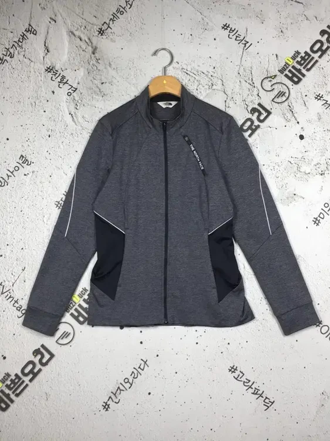 노스페이스 여성 트레이닝 집업 자켓 그레이 M/90 3800168 상품이미지1