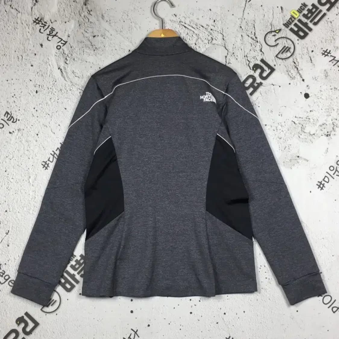 노스페이스 여성 트레이닝 집업 자켓 그레이 M/90 3800168 상품이미지2