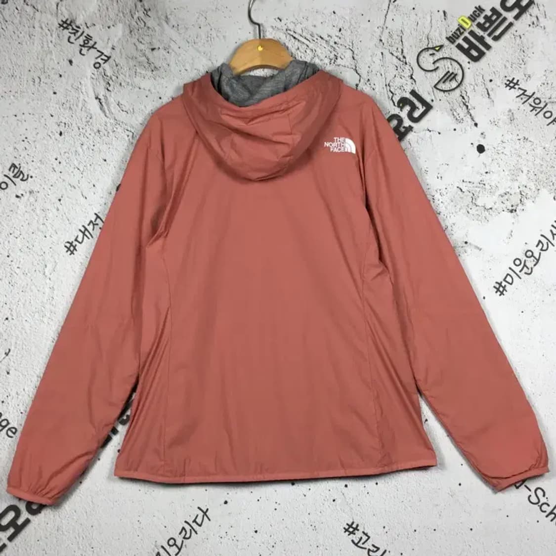 노스페이스 익스플로링 여성 후드 바람막이 코랄 L/95 3800170 상품이미지2