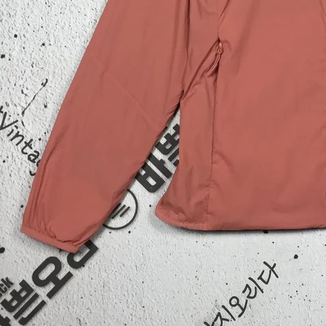 노스페이스 익스플로링 여성 후드 바람막이 코랄 L/95 3800170 상품이미지5