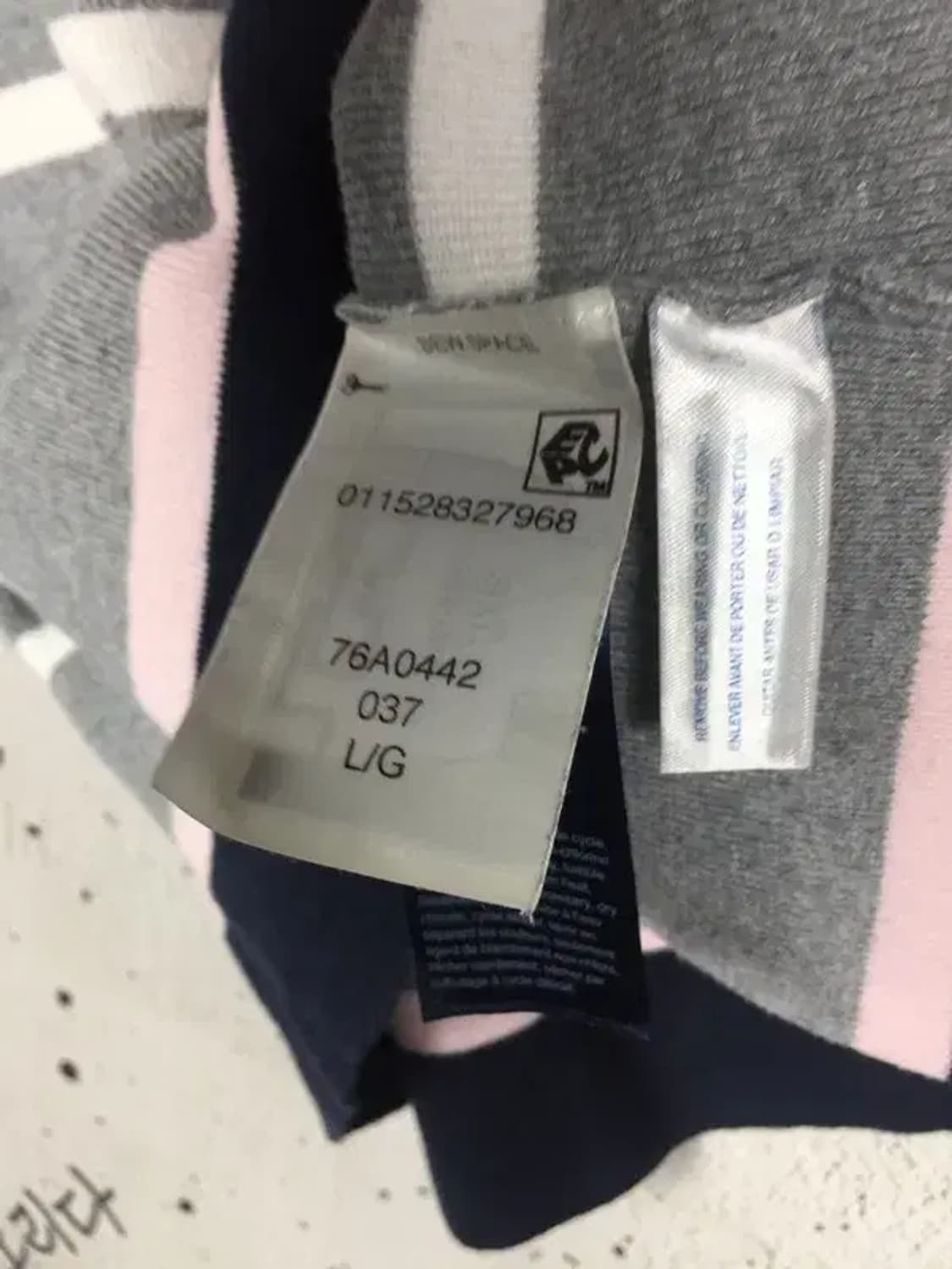 타미힐피거 TOMMY 여성 보트넥 니트 그레이 L 2400097 상품이미지7