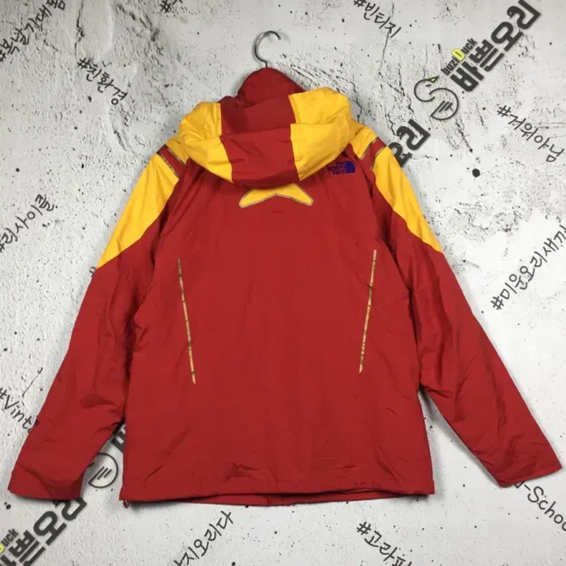 노스페이스 써밋시리즈 고어텍스 바람막이 자켓 레드 95 3800171 상품이미지2