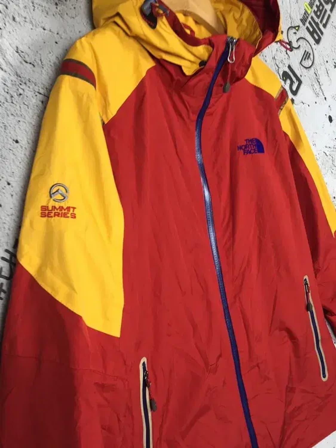 노스페이스 써밋시리즈 고어텍스 바람막이 자켓 레드 95 3800171 상품이미지3
