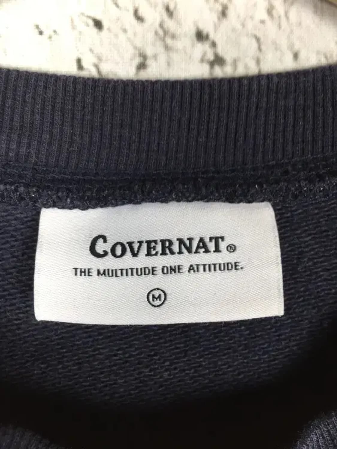 커버낫 C 로고 스웨트셔츠 맨투맨 네이비 M 2200216 상품이미지5