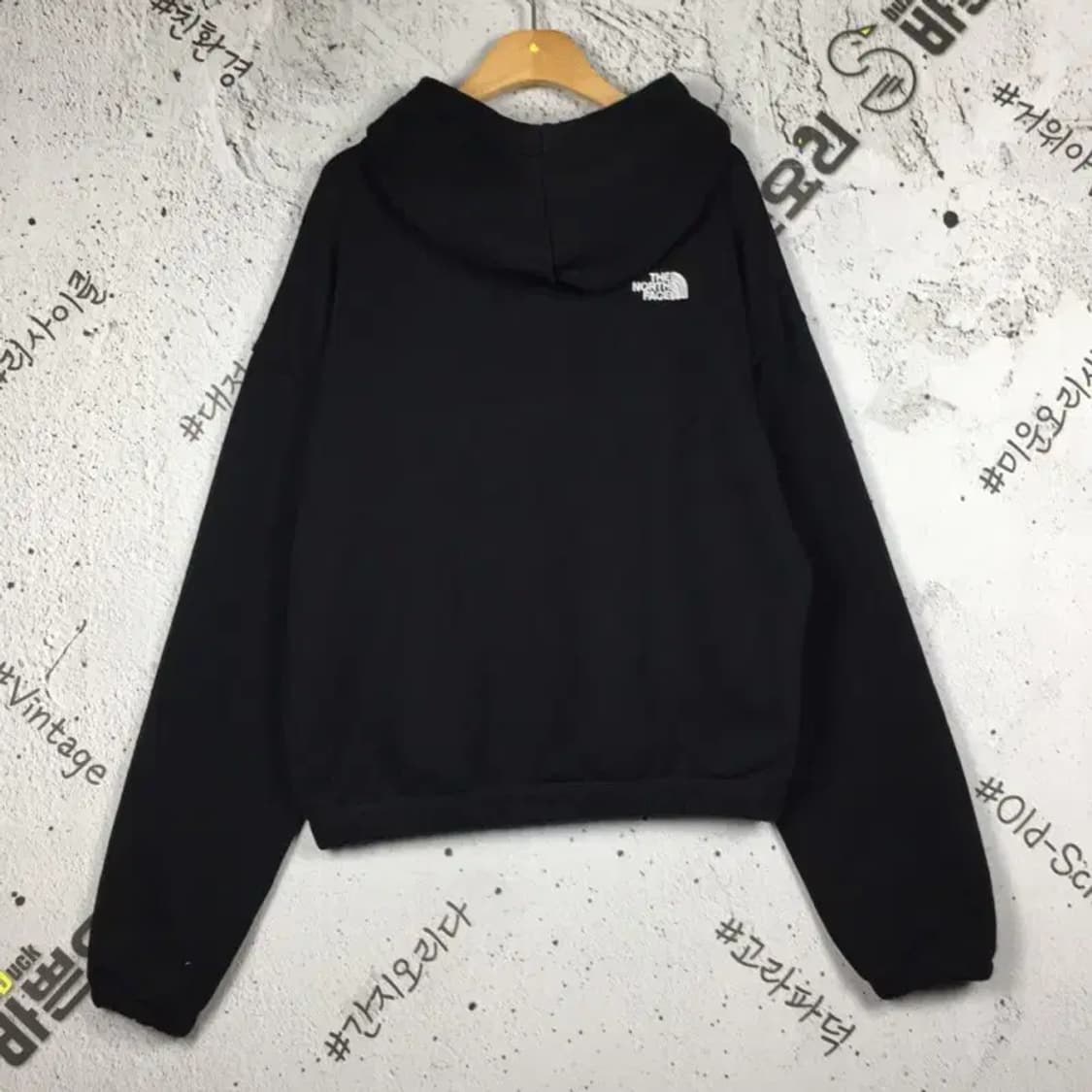 노스페이스 화이트라벨 여성 커틴 후드 풀오버 블랙 L/95 2300189 상품이미지2