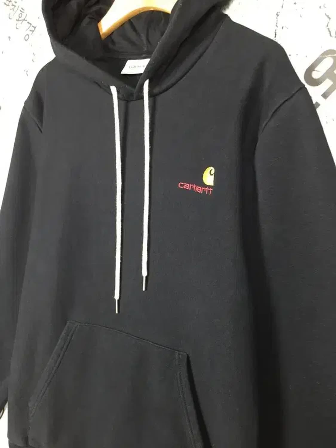 칼하트 CARHARTT 후디드 스쿼드 스웻 후드티 블랙 S 2300190 상품이미지3