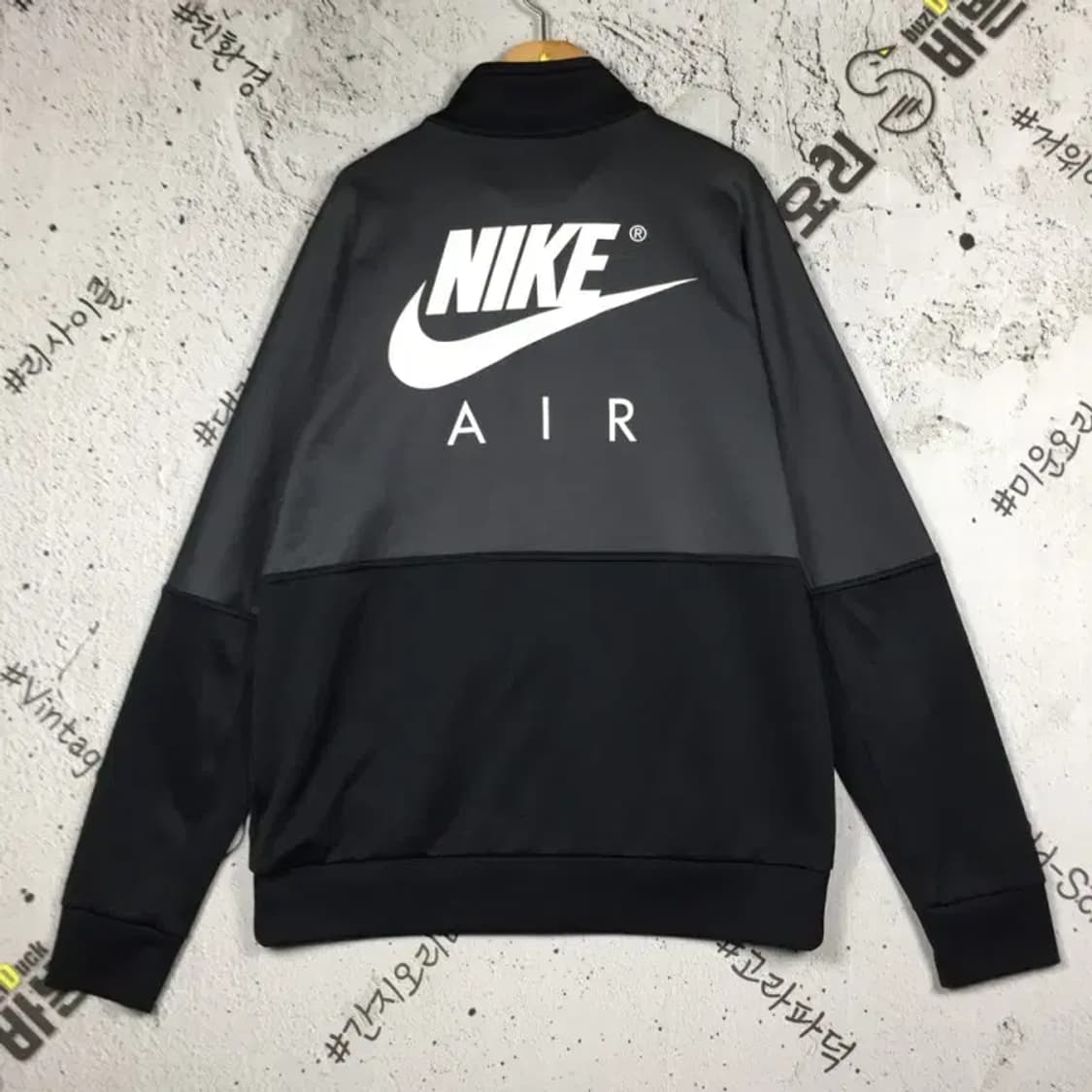 NIKE 나이키 에어 풀집업 자켓 져지 블랙 L/100 3100243 상품이미지2