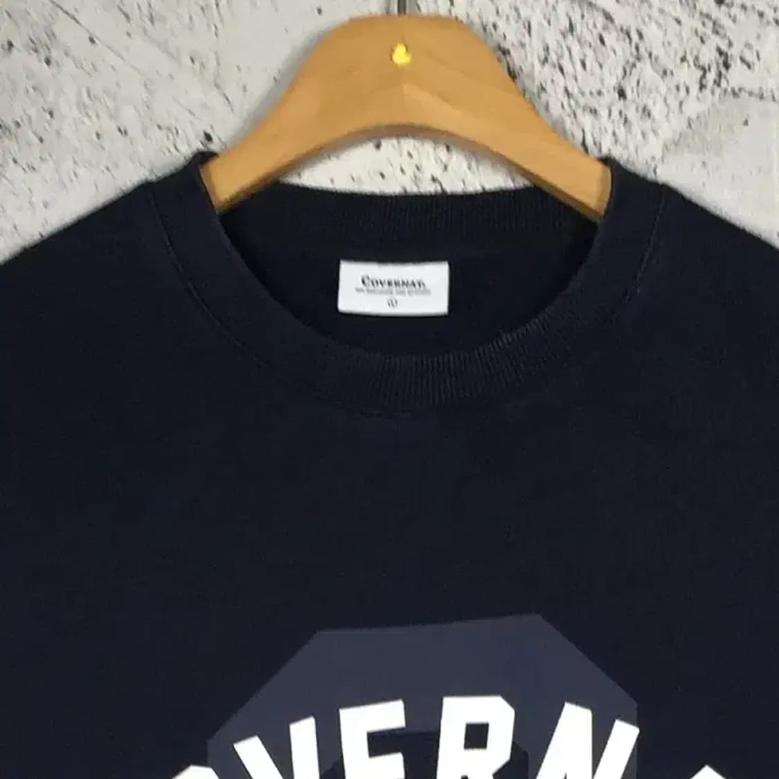 커버낫 COVERNAT 아치로고 스웨트 맨투맨 네이비 L 2200218 상품이미지4