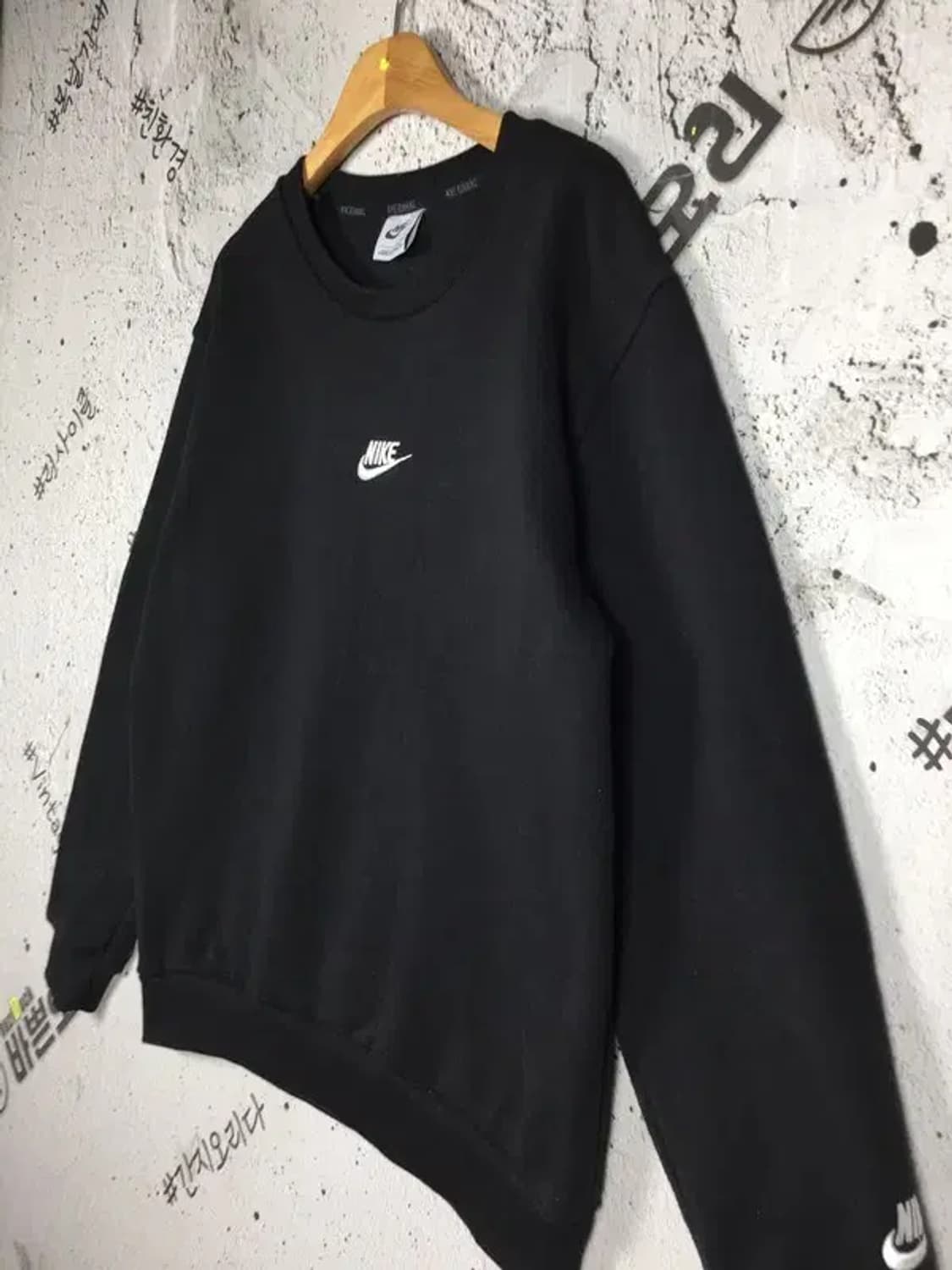 나이키 NIKE 런닝 기모 맨투맨 블랙 M 2200219 상품이미지3