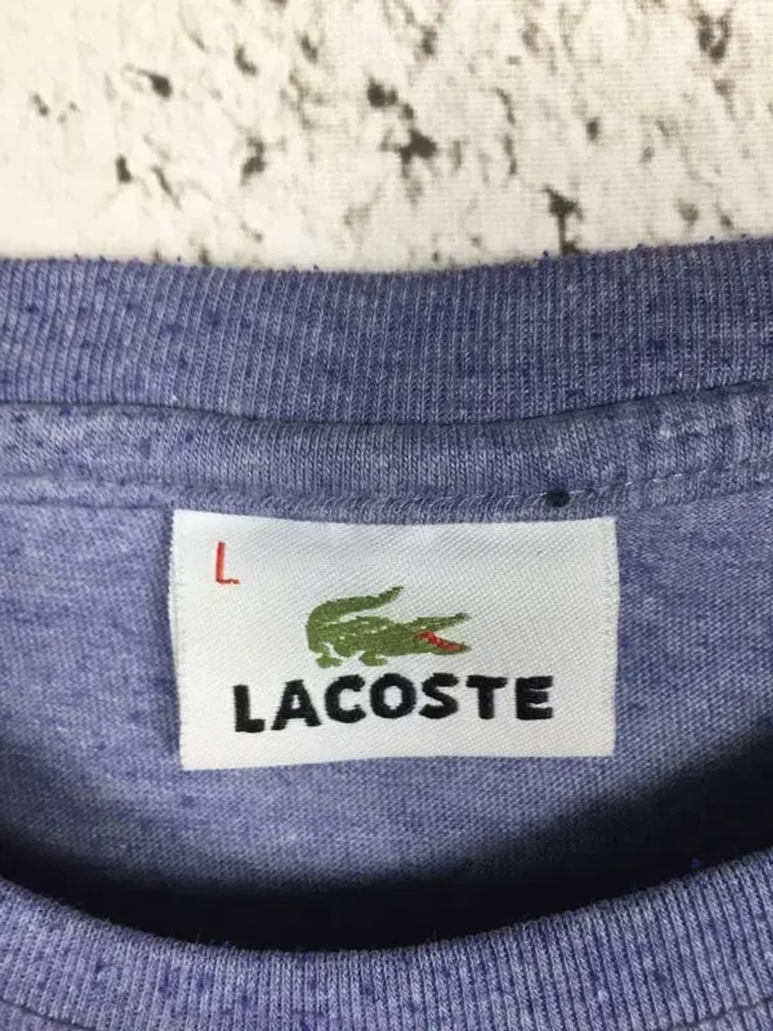라코스테 LACOSTE 긴팔 티 블루 L 2100133 상품이미지6